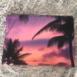 Clutch with Hawaiian photography print